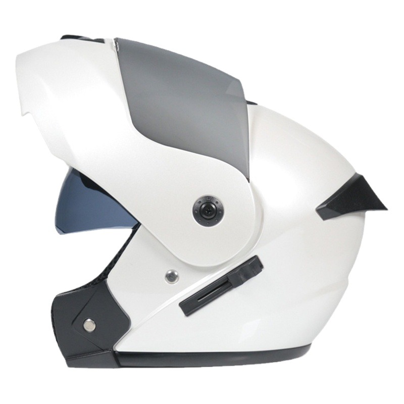 Orz electric car helmet double lens exposure helmet full helmet racing helmet running helmet unisex dual helmet