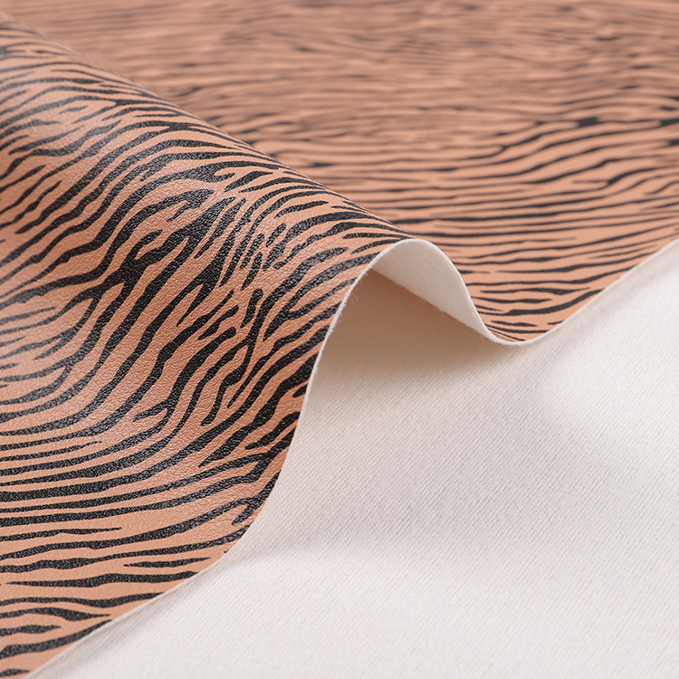 Picture of Leopard Zebra PVC Printed Leather 0.7 Thick Animal Print Pattern Tote Bag Bag Accessories