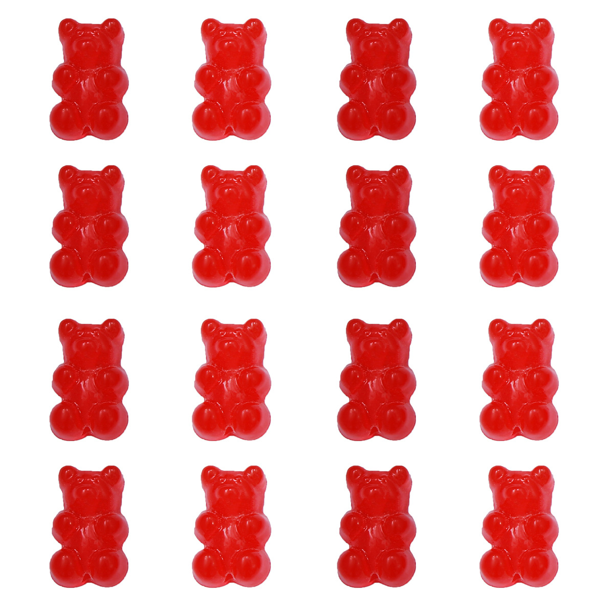 Picture of Transparent Candy Color Resin Bear Accessories Handmade DIY Homemade Bracelet Earrings Jewelry Keychain Pendant Material