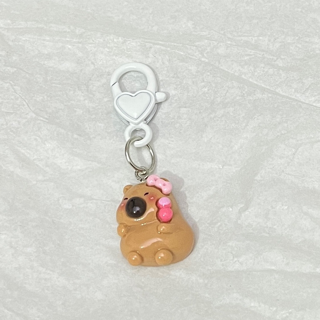 Picture of Kapi Barra Heart-shaped Buckle Cute Students'Schoolbag Pendant Ins Cartoon Girl's Heart for Best Friends Hanging Ornaments