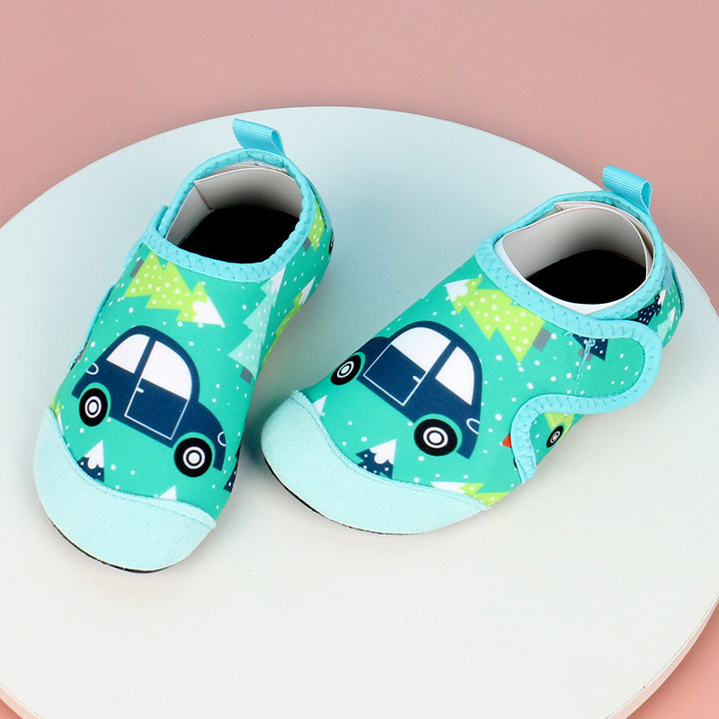 Picture of Children's water park Baby Beach socks non-slip diving shoes snorkeling socks swimming shoes drifting soft shoes wading shoes socks