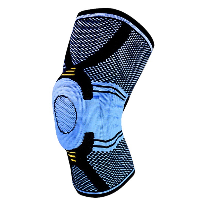 Silicone cushioning sports knee pads basketball running spring support outdoor mountaineering cycling knitted German craft protective gear