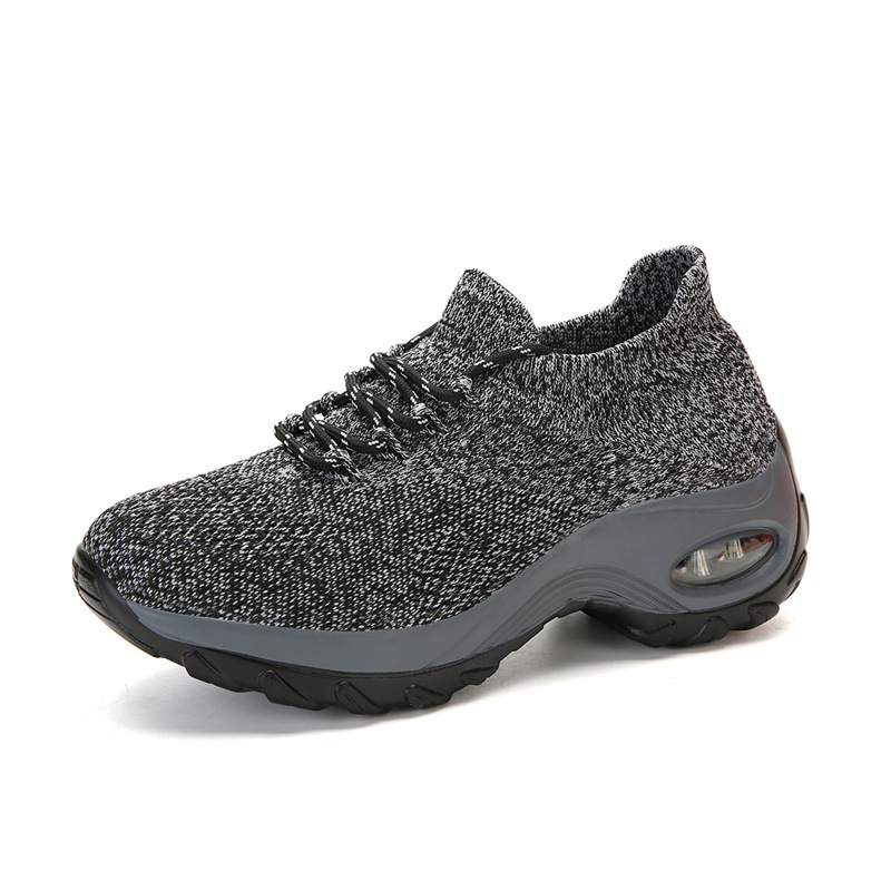 Picture of Cross-Border Hot Style Large Size Women's Shoes Air Cushion Fly Woven Casual Shoes Slip-On Shoes Fashion Rocking Shoes Quanzhou Sports Shoes