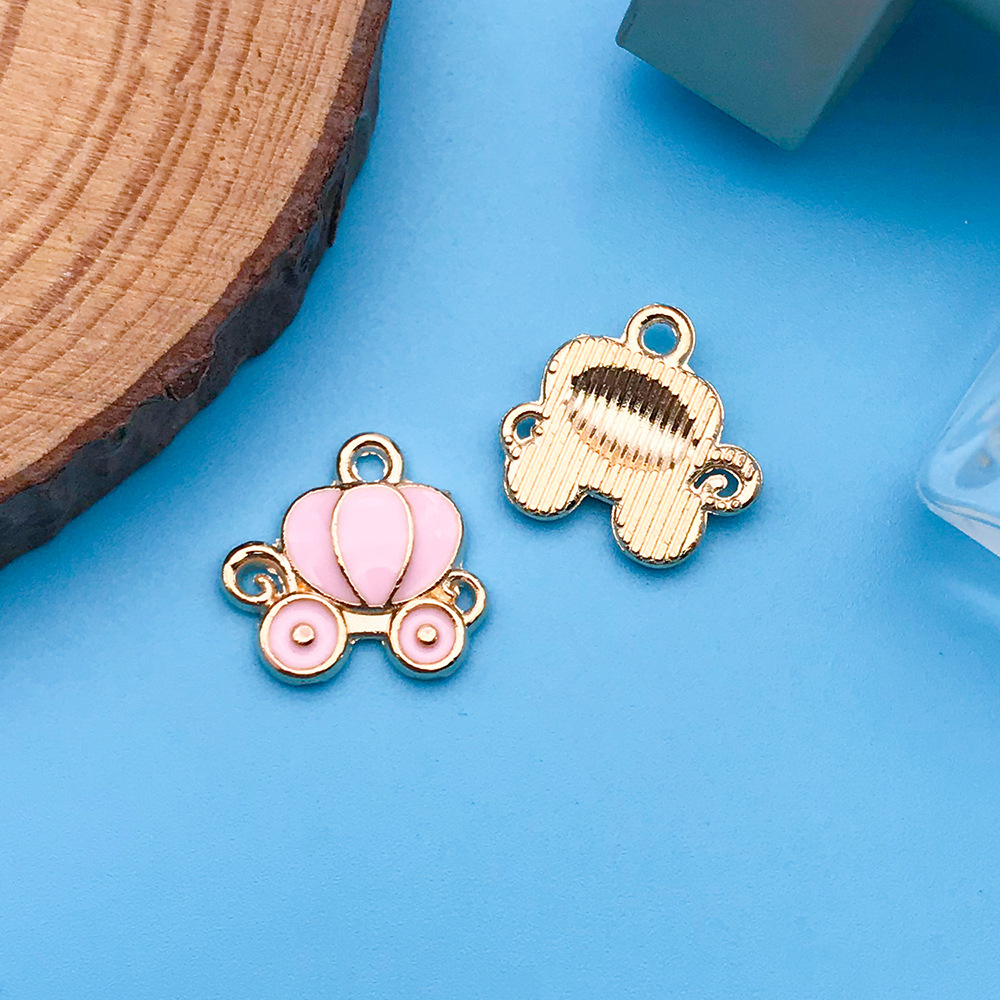 Picture of Mix 30 Color Cartoon Creative Drop Oil Jewelry Zinc Alloy Pendant DIY Earrings Necklace Pendant Jewelry Accessories