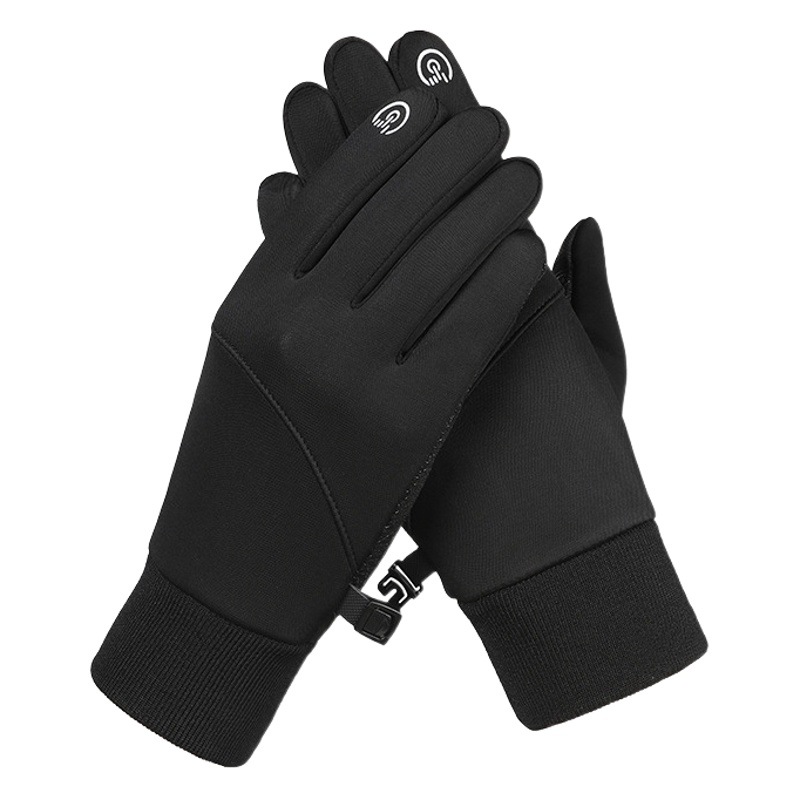 New outdoor gloves Sports men's fleece-lined touch screen warm waterproof bicycle cycling foreign trade autumn and winter gloves