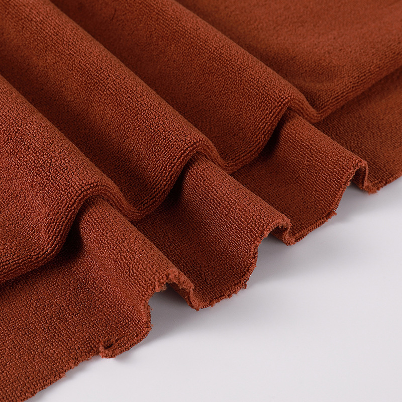Picture of Double-Sided Weft Woven Towel Cloth Polyester Brocade Towel Cloth Class a Absorbent Home Textile Bath Towel Car Wiping Towel Elastic Fabric