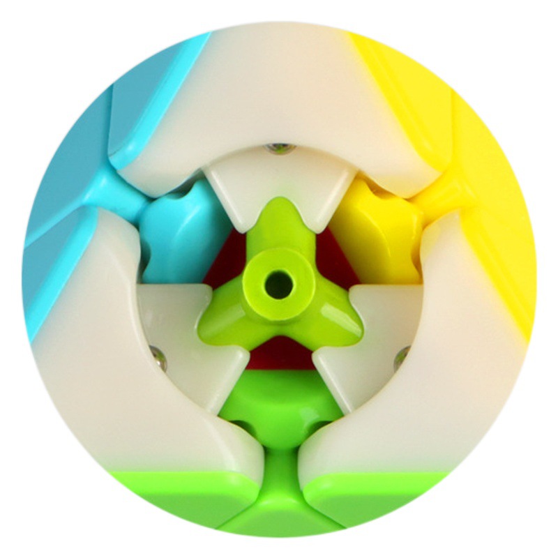 Qiyi Qiming pyramid colorful smooth competition triangle third-order pyramid cube educational toys