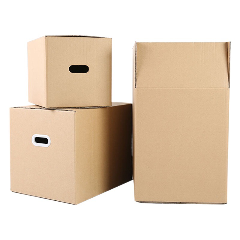 Buckle large carton packing box e-commerce packaging box moving extra thick large capacity storage extra hard carton