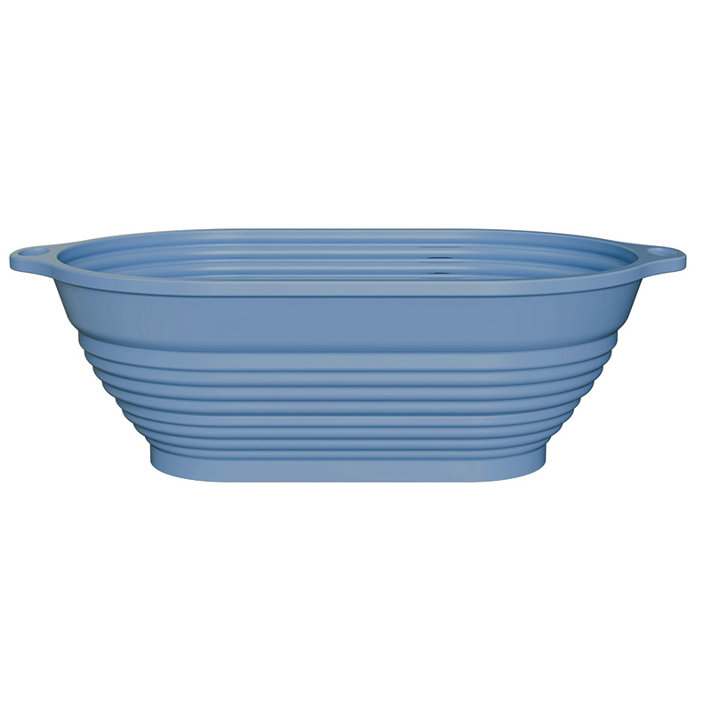 Picture of Silicone Fermentation Basket Household Oven Baking Dough Fermentation Bowl Folding High Temperature Resistant Large Capacity Bread Fermentation Basket