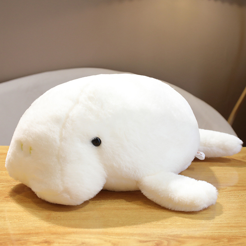 Picture of Bobbi Bear Ocean Series Rabbit Hair Lie Posture Manatee Dugong Plush Aquarium Doll Cross-border Grasping Machine Doll Aquarium