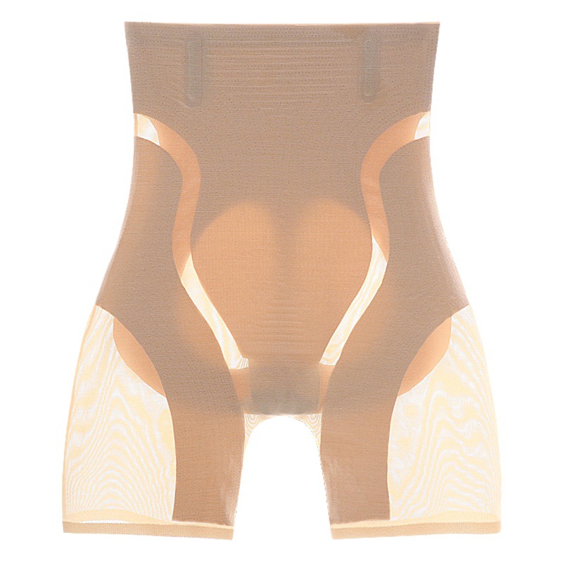 Cross-border Summer Thin High Waist Abdominal Pants Enhance Effective Small Belly plus size No-mark Breathable Hip Pants Shaping Underwear