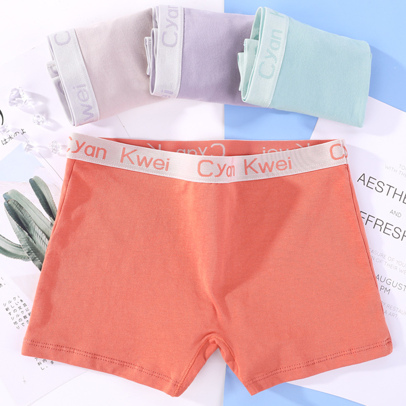 Picture of 4025 Women's Boxer Briefs Women's Cotton Girls' Briefs Women's Large Size Chubby Girls Student's Boxer Shorts Head Women