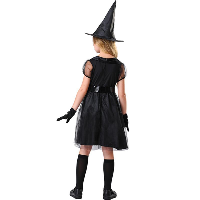 Picture of Foreign Trade European and American Halloween Children's dress Cos Witch Clothes Cosplay suit Stage Performance Clothes