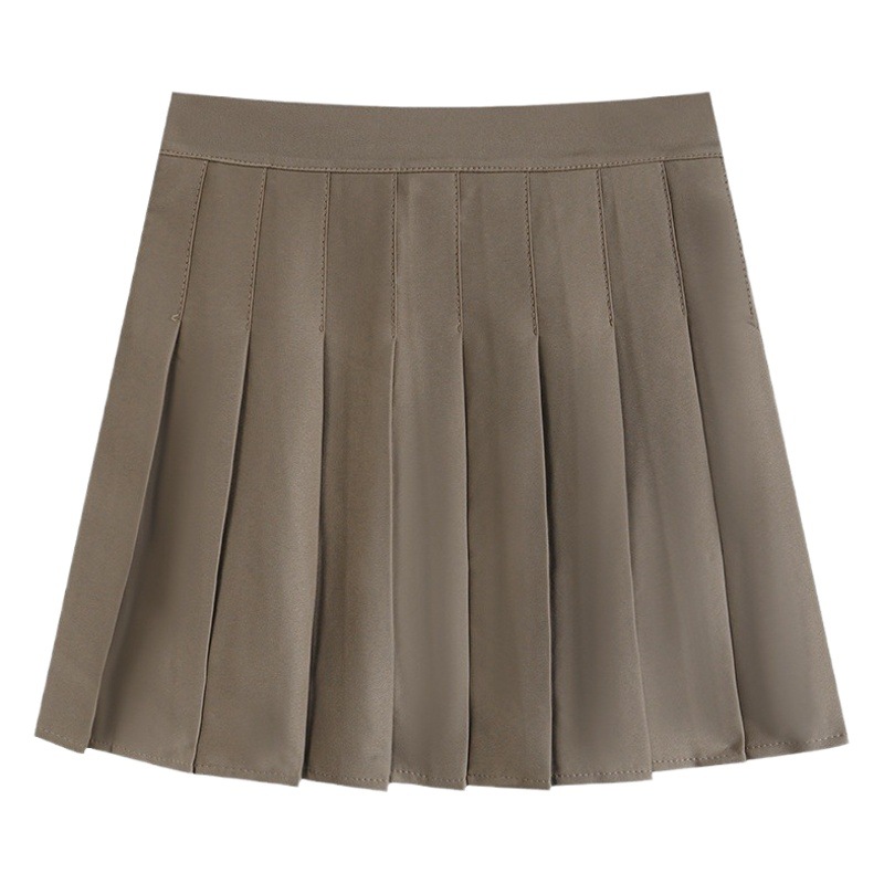 Student School Uniform A- Shape Skirt dress Pleated Skirt Women's Autumn Winter Spring Summer Fashion