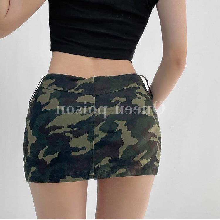 European and American Style Sexy Hottie Low-Waist Hip-Covering Short Skirt Summer New Low-Waist Slimming Look Anti-Exposure Skirt