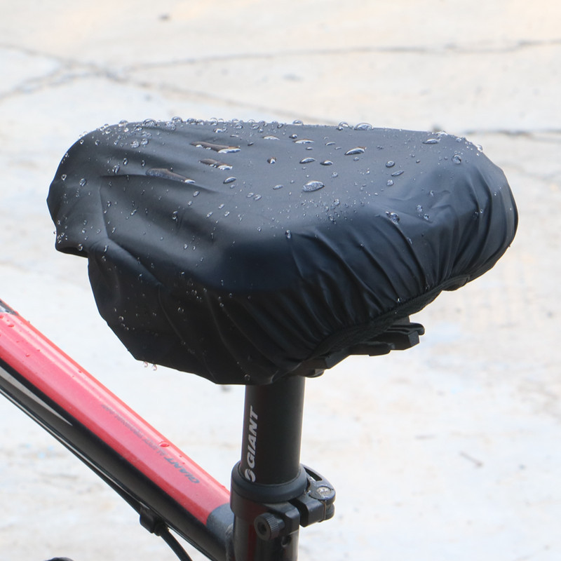 Universal Bicycle Seat Cushion Rain Cover Mountain Road Bike Dead Fly Saddle Waterproof Cover Dust Cover Sun Protection Cover Portable