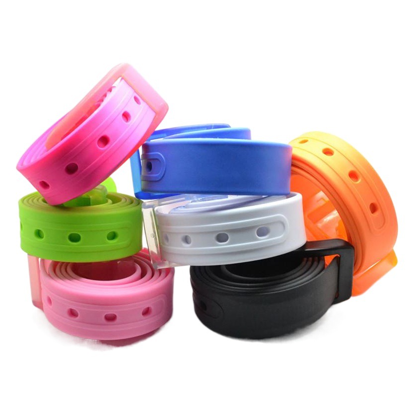 Iron-Free Anti-Metal Security Inspection Silicone Belt Digitals Factory Special Belt for Children and Adults Adjustable