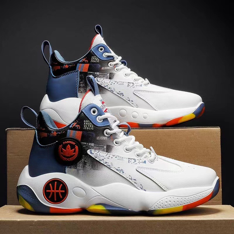 Picture of Men's Shoes High-Top Blue Sneakers New Autumn and Winter Sports Shoes Wholesale Men's Running Shoes Youth Fashion Trend Men's Shoes