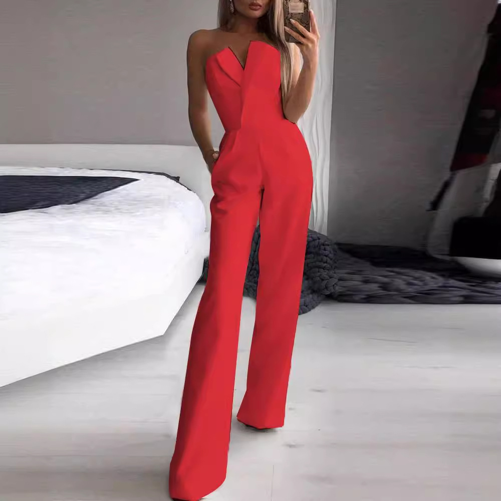 Picture of 2025 Cross-border Foreign Trade Spring and Summer Chinese-style Long Dress New Chinese-style Pants Slant-breasted Mid-waist Temperament Commuter Pants