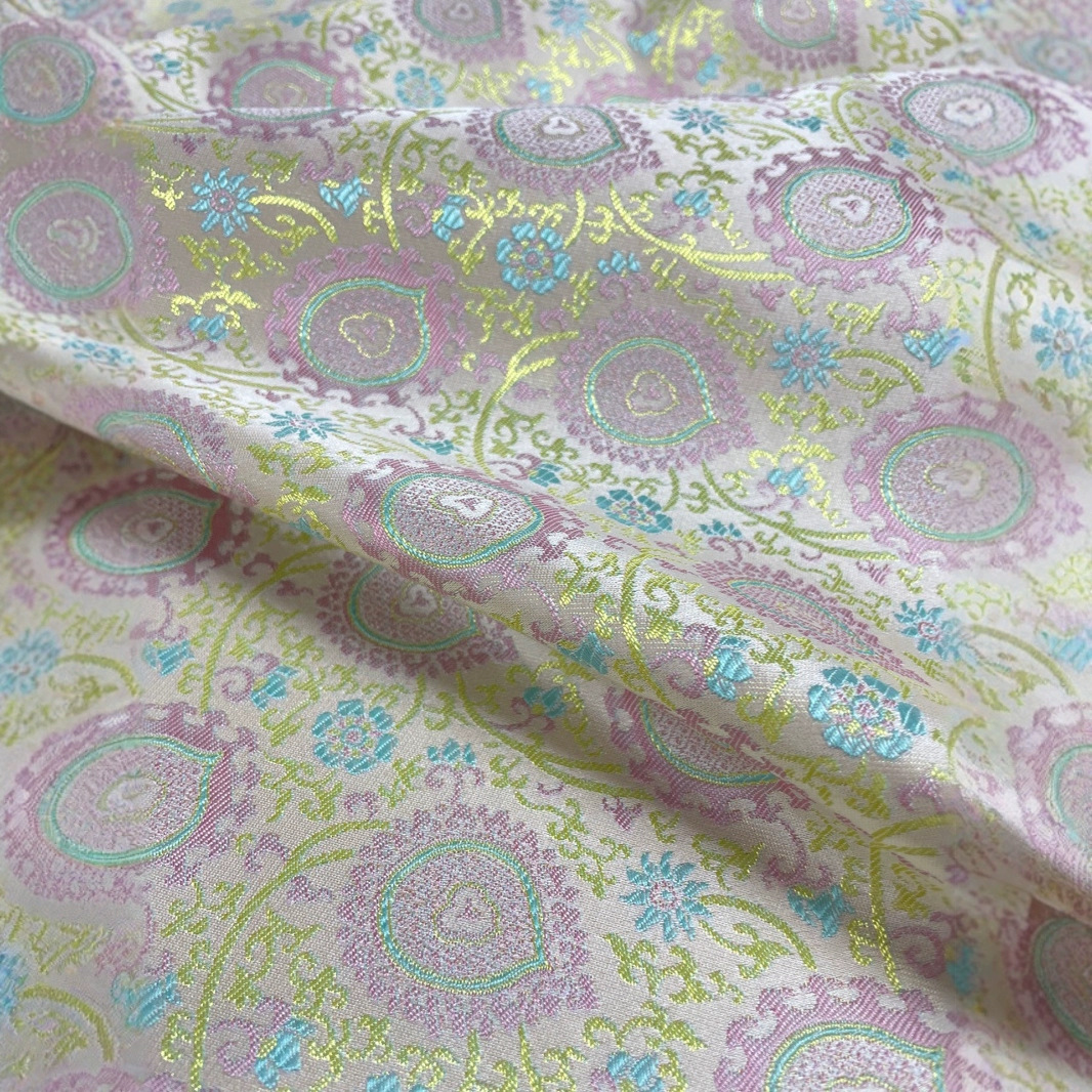 Source Factory Spring and Summer Thin New Chinese Style Full Rayon Song Brocade Batayun Han Dynasty Jacquard Brocade Dress