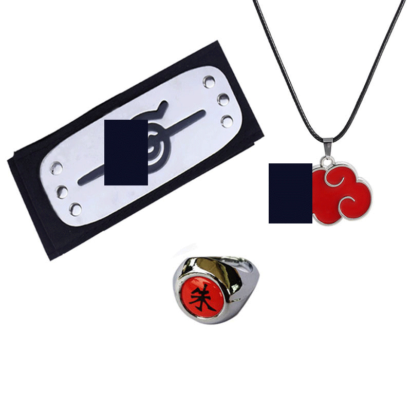 Picture of Anime Ninja Necklace Xiao Organization Skunk Zhu Ring Payne Zero Three Yu Nanqing Sentenced to Enduring Protection of Red Cloud Three-Piece Suit
