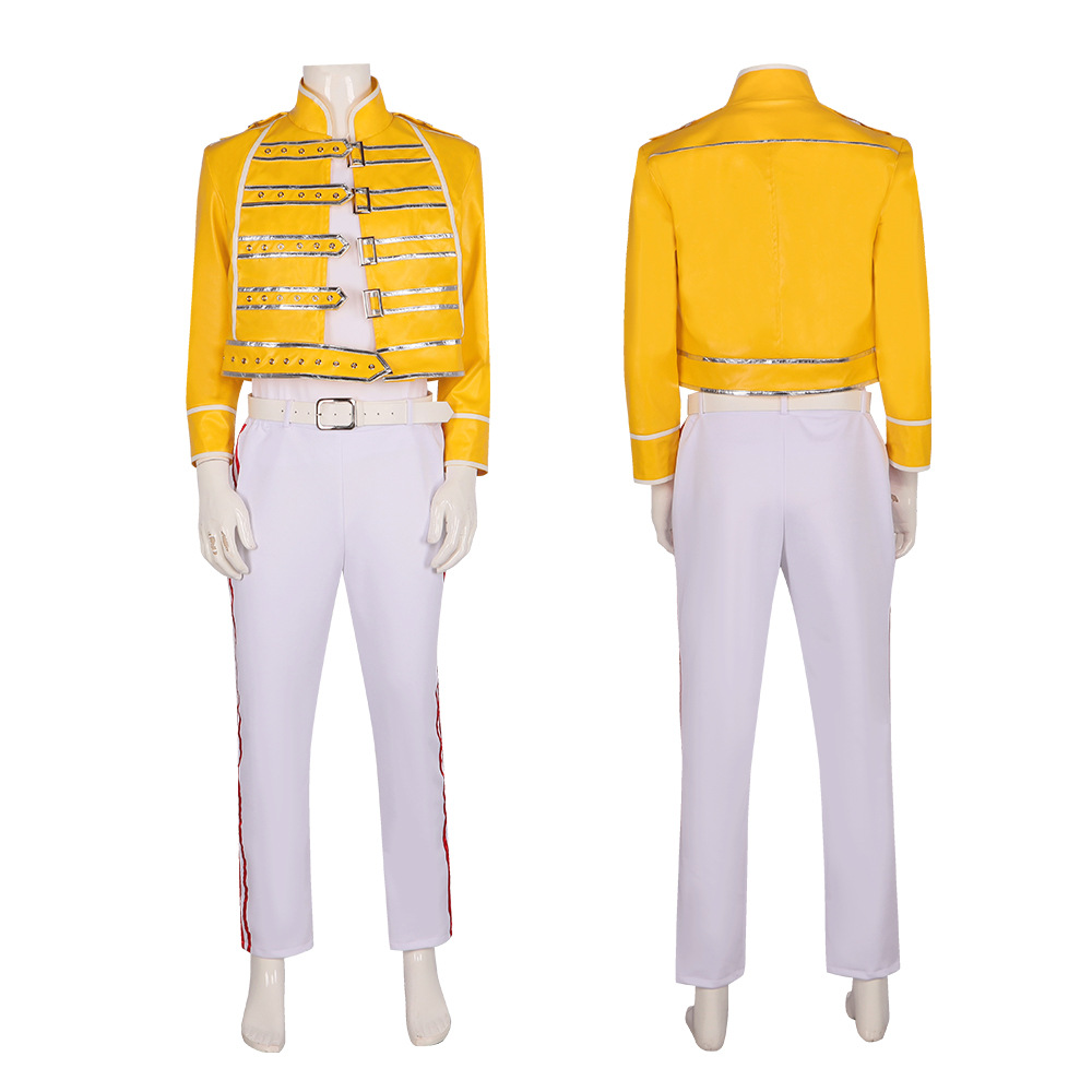 Picture of Queen's lead singer Fredi cos clothing Fredi cos Freddie Mercury stage performance clothing