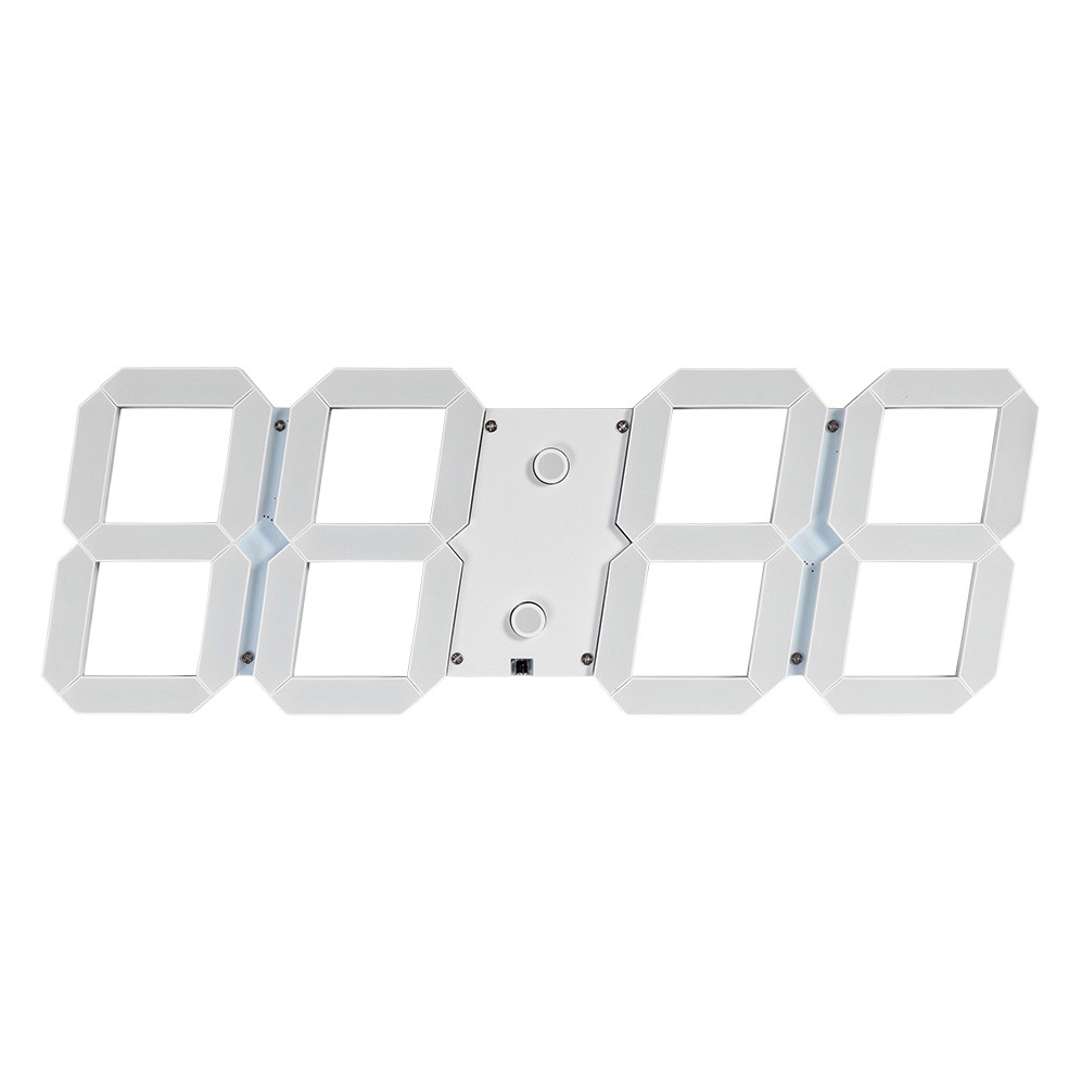 Cross-border 2025 clock wall clock living room high-level luxury decorative hollow led digital electronic clock wall