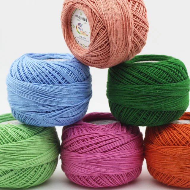 No. 3 # Lace Thread Summer Thread Pure Cotton Milk Cotton Thread Wool Ball Wholesale Crochet diy Hand Knitting Material Package