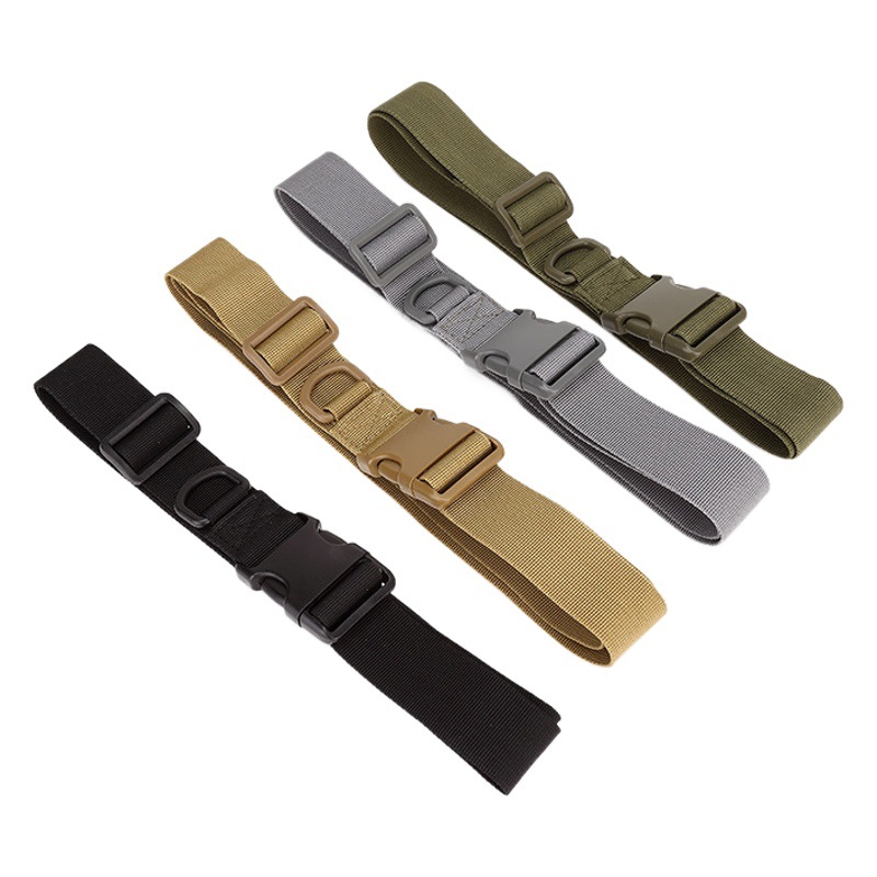 Picture of One Second Open Tactical Belt Men's Outdoor Sports Belt Mountaineering Nylon Plastic Buckle Canvas Belt