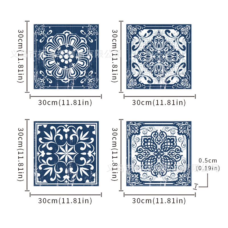 Picture of American Country Series Wooden Painting Retro Mandala Pattern Listing Bedroom Living Room Shop Decoration Wall Hanging Wooden