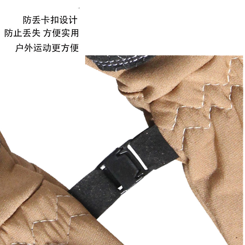 Picture of Outdoor Sports Warm Non-Slip Waterproof Touch Screen Tactical Camouflage Mountaineering Training Fleece-Lined Autumn and Winter Ski Gloves for Men and Women