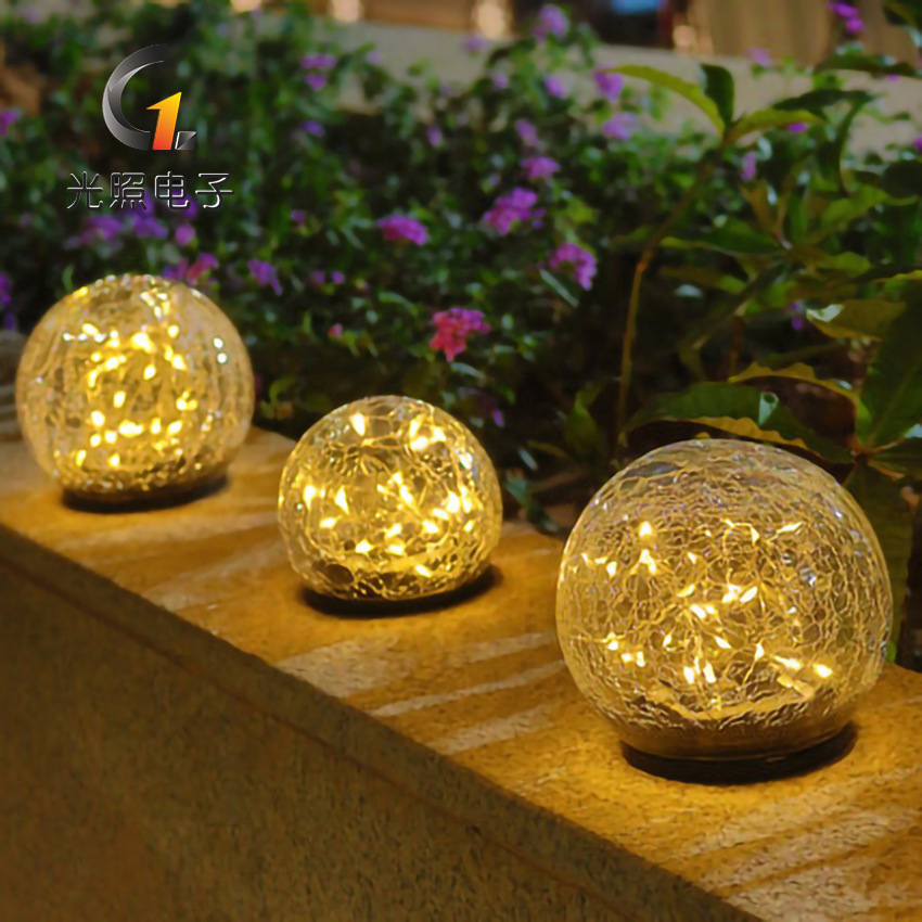 Factory in stock Solar Crack Buried Light Outdoor Courtyard Ice Hockey Lawn Floor Insert Light Garden Layout Decoration