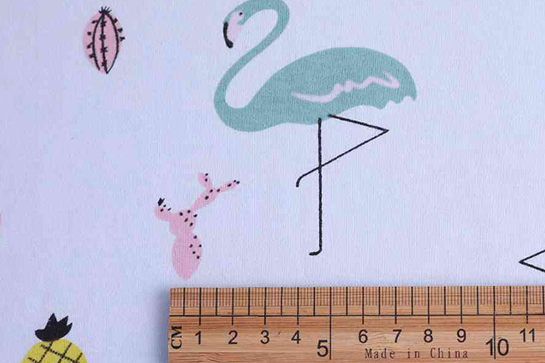 Picture of Combed Cotton Printed Cloth Cotton Wool Printed Knitted Double-sided Cloth Autumn and Winter Climbing Clothes Pajamas Baby Fabric