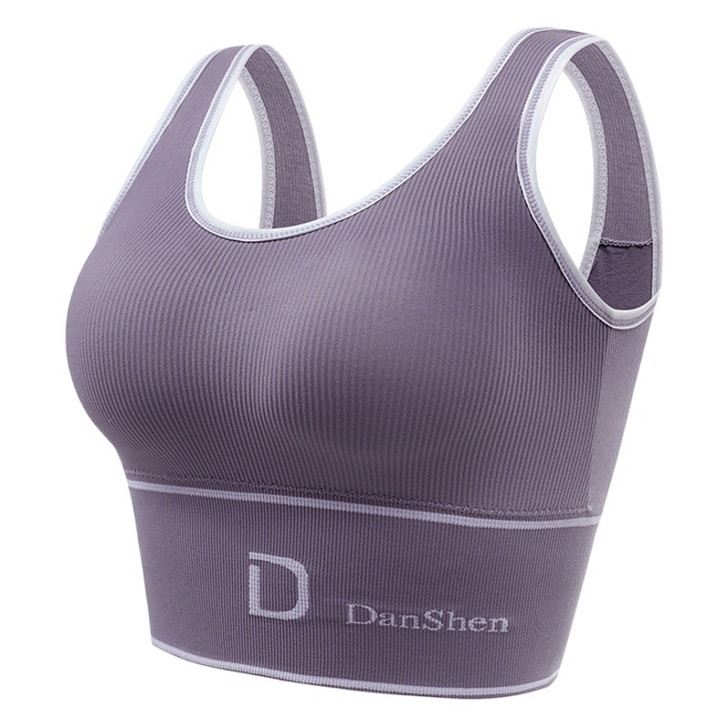 Sports underwear women's push up breast collection anti-sagging comfortable massage coaster beauty back yoga clothes running fitness vest
