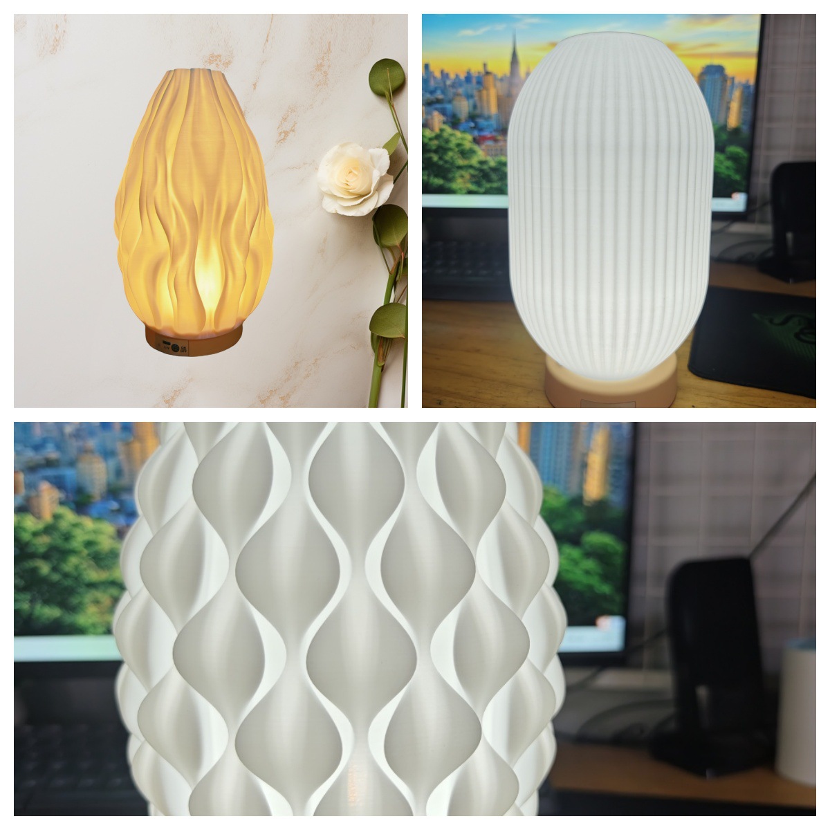 3D printing special-shaped lampshade customer ding system small batch mass production source manufacturers