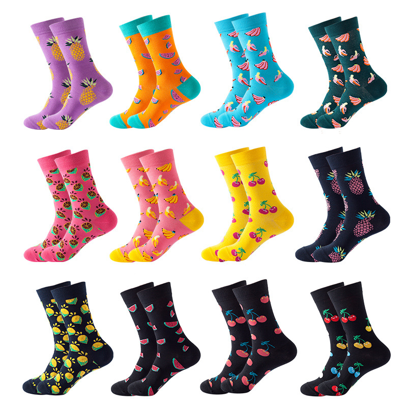 Picture of Amazon new tube socks children European and American ins wind fruit autumn and winter net red trend socks cotton manufacturers wholesale