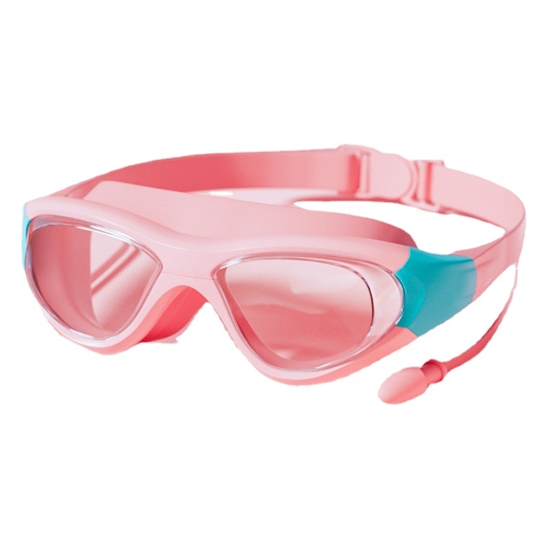 Children's swimming goggles waterproof anti-fog HD professional swimming glasses boys and girls swimming equipment diving goggles swimming cap suit