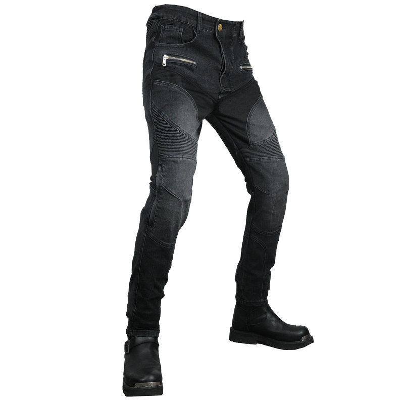 Picture of VOLERO summer motorcycle riding jeans men's motorcycle riding Kevlar anti-fall pants upgraded protective gear