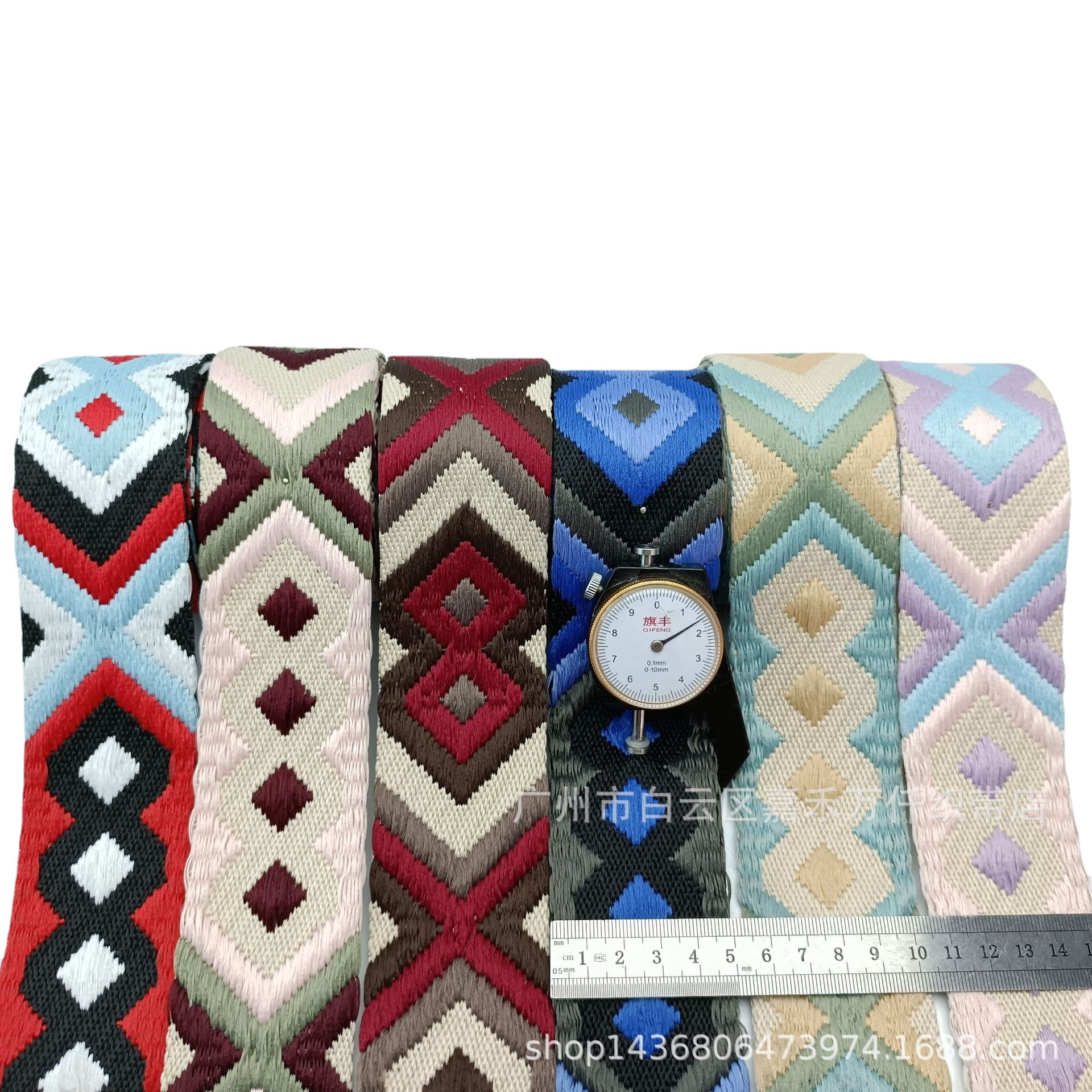 5cm New 8-shaped Joker Simple apricot Bottom Color Ribbon Polyester Black White Red Blue Shoulder Strap