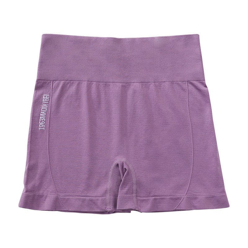 Picture of Peach Hip High Waist Fitness Shorts for Women New Quick-Drying Sports Elastic Breathable Yoga Running Pants Factory Direct Sale