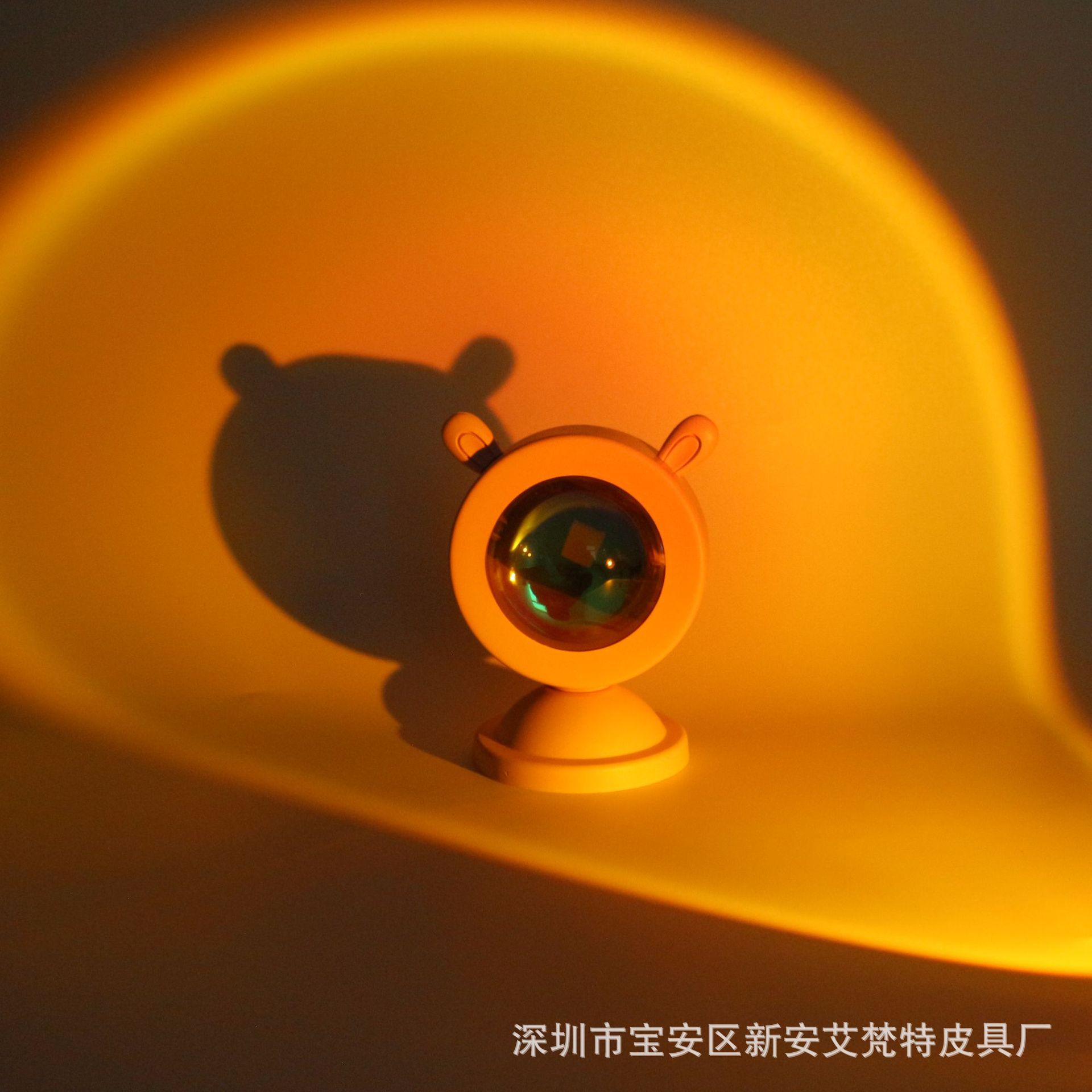 Cross-border Sunset Light Internet Celebrity Photo mini Desktop Atmosphere Sunset Light Rainbow Table Lamp Gift Girl Gift