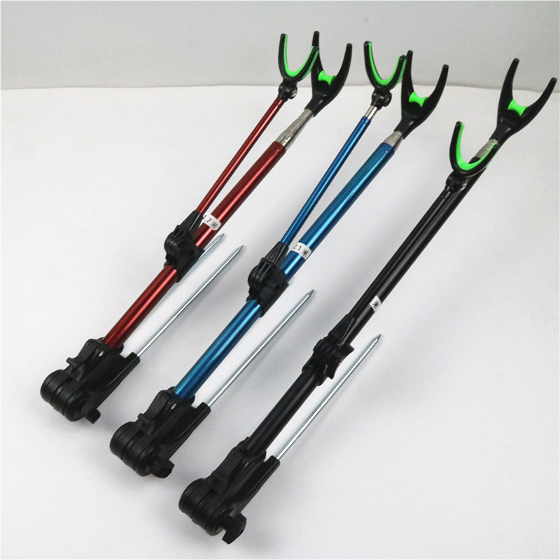Stainless Steel Turret Bracket Hand-Drying Sea Rod Dual-Purpose Fishing Rod Support Frame Fishing Box Fishing Chair with Ground-Inserted Fishing Rod Bracket