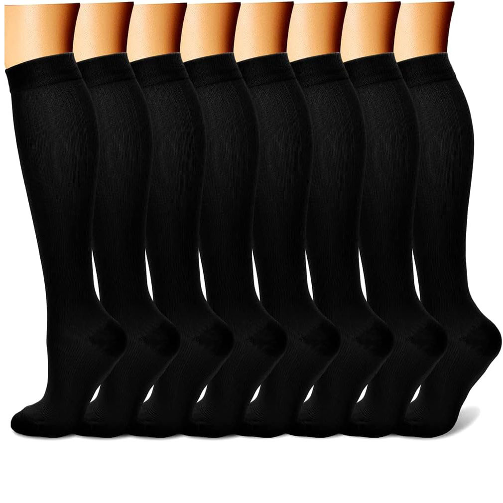 Cross-border elastic socks riding compression socks men and women calf outdoor fitness running sports compression socks stockings in stock