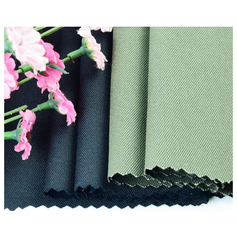 Manufacturer Cvc Twill Yarn Card Cotton Polyester Stretch Fabric Casual Workwear Jacket Shoe Material Workwear Hat Fabric