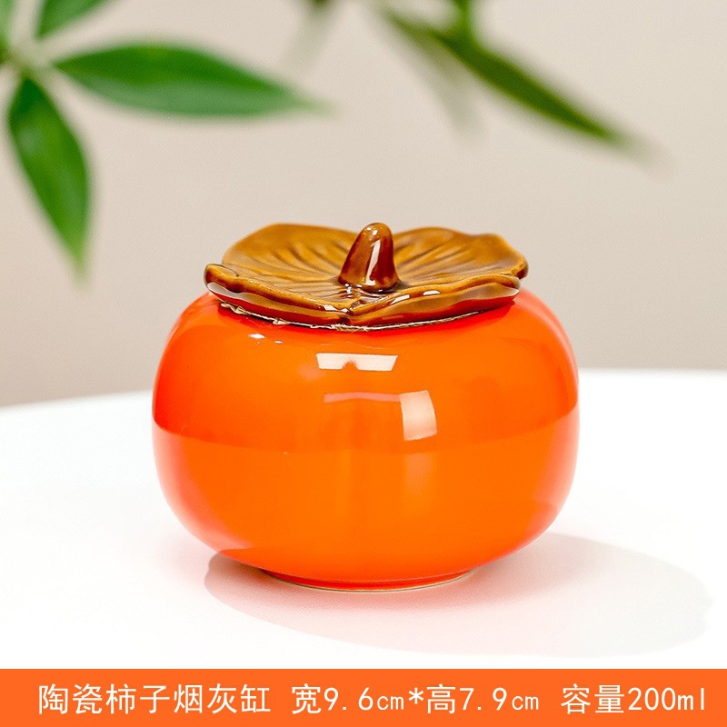 Picture of Ceramic Ashtray for Home Use, Cute, High-End, Light Luxury, Simple, Hotel Business Style, Simple Ashtray, Creative Ashtray