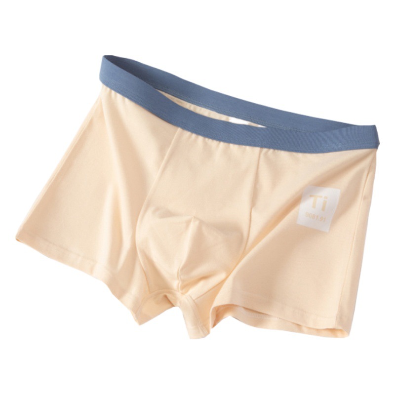 Men's Underwear Pure Cotton Fashionable Boxers Printed Elements Comfortable Four-Corner Boys Young Personalized Summer Short Pants