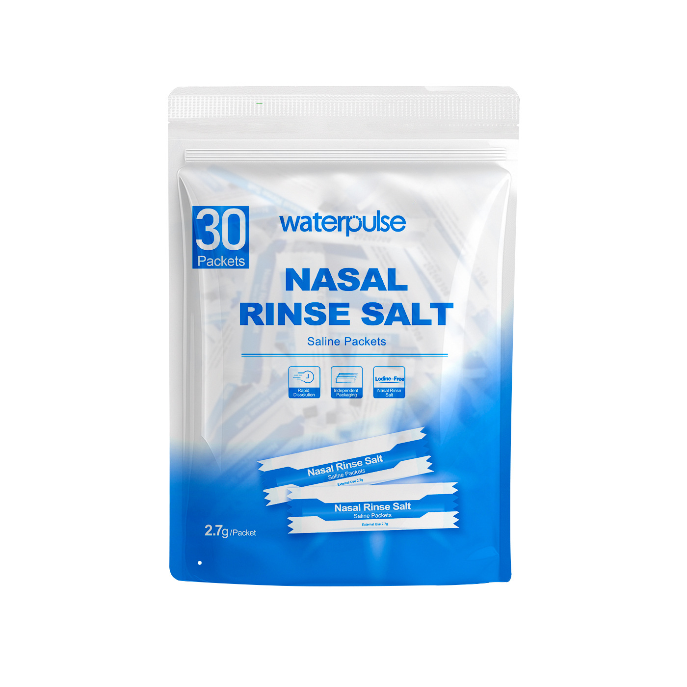 Picture of Waterpulse Kidsren's Adult Nasal Irrigator Nasal Wash Pot Nasal Wash Bottle Nasal Wash Salt Saline Spray Can Be Oem