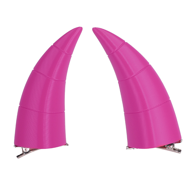 Picture of cosplay Universal Black Devil Horn Horn Halloween Headwear Accessories Props Cos Anime Hairpin 3D Headwear
