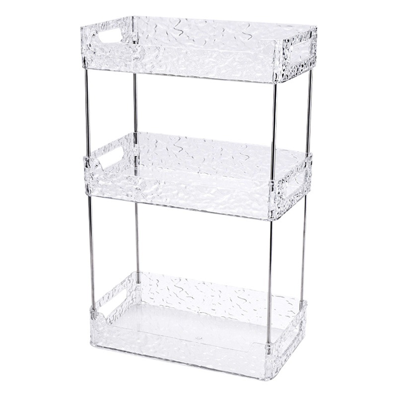 Water ripple desktop layered storage rack bathroom storage rack multi-layer cosmetics washing table storage rack