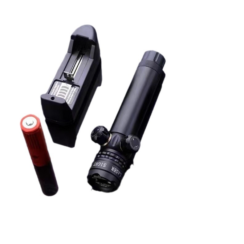 Picture of Slingshot big green laser sight up and down left and right adjustable pointing instrument laser sight device green laser sight
